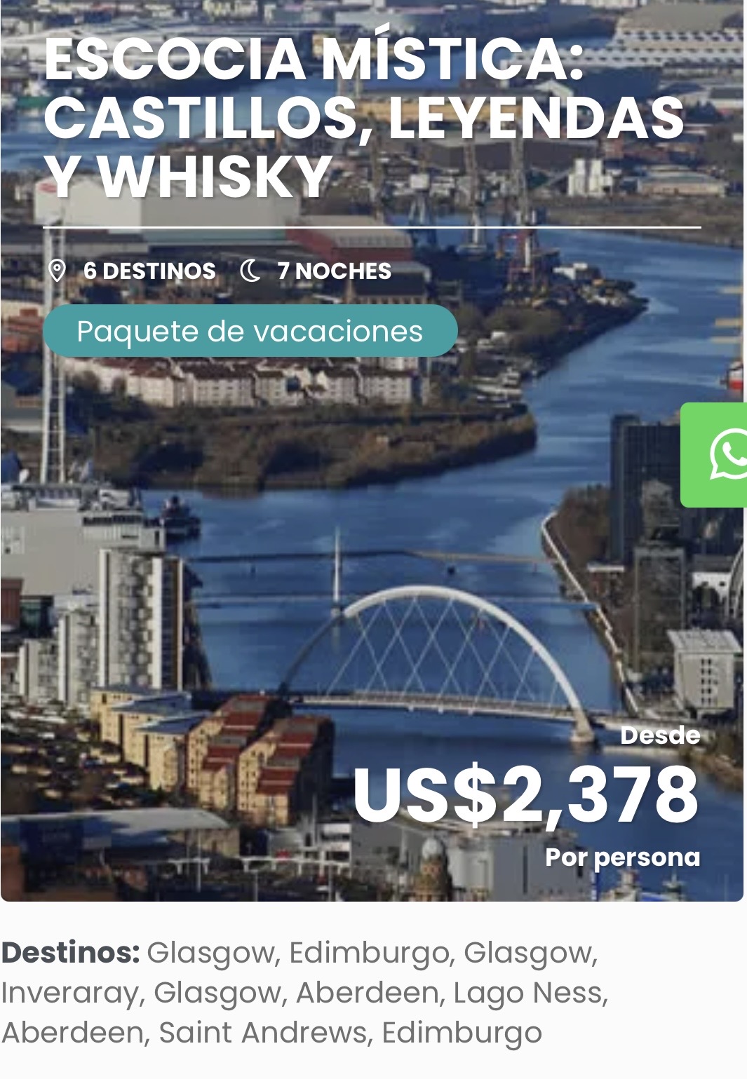 Escocia Mística: Castillos, Leyendas y Whisky